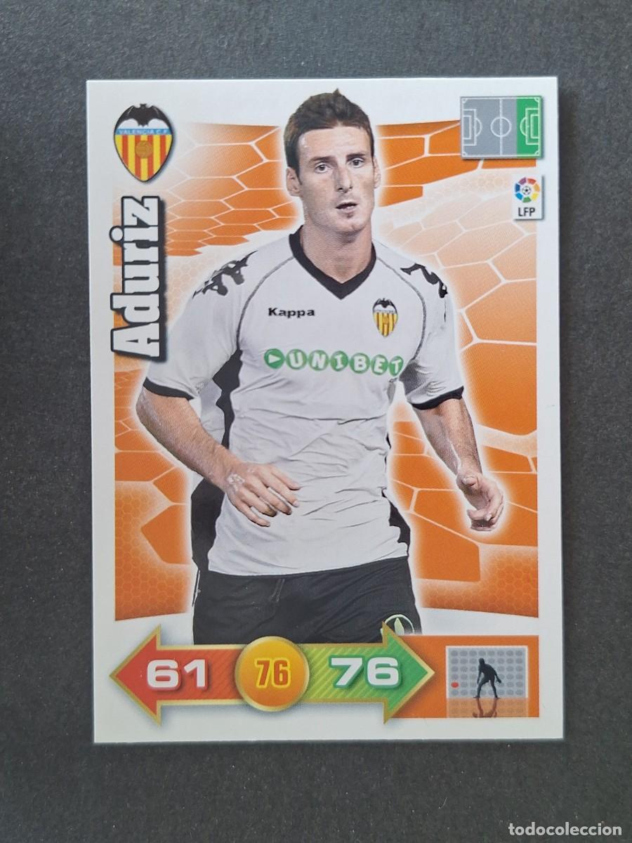 Cromos de f&uacute;tbol: L2 ADURIZ VALENCIA C. F. PANINI ADRENALYN XL 2010 2011 10 11