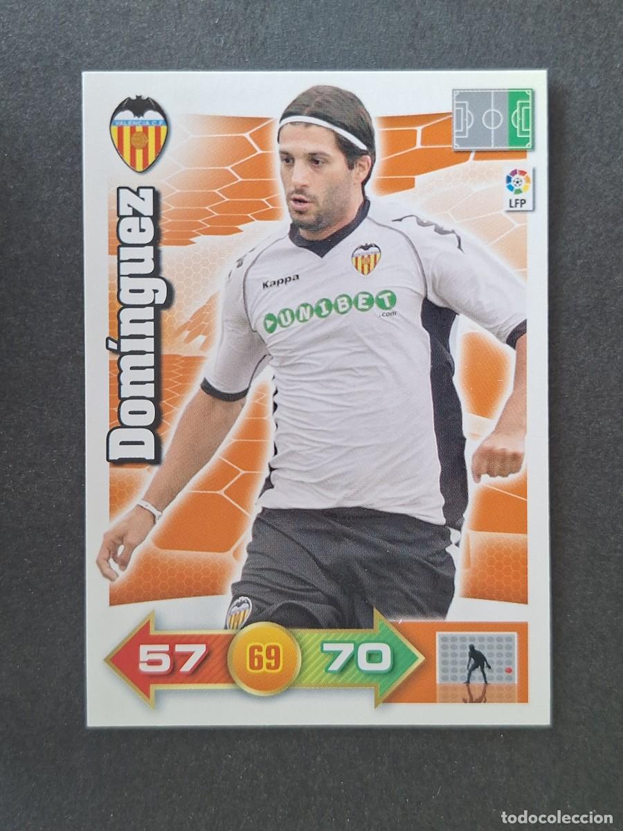 Cromos de f&uacute;tbol: L2 DOMINGUEZ VALENCIA C. F. PANINI ADRENALYN XL 2010 2011 10 11