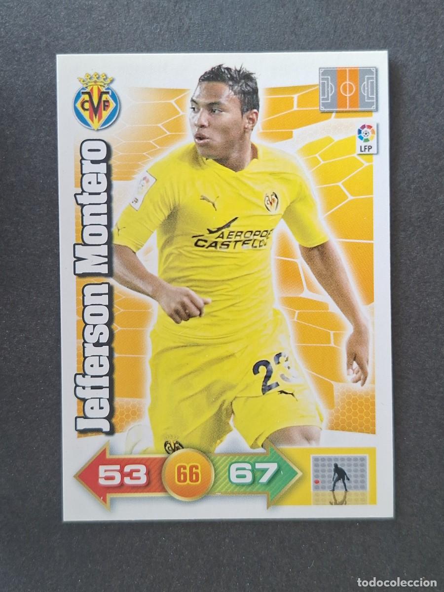 Cromos de f&uacute;tbol: L2 JEFFERSON MONTERO VILLARREAL C. F. PANINI ADRENALYN XL 2010 2011 10 11