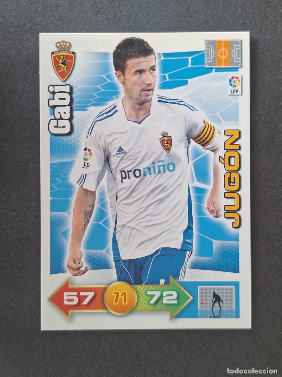 Cromos de f&uacute;tbol: L2 GABI JUGON REAL ZARAGOZA PANINI ADRENALYN XL 2010 2011 10 11