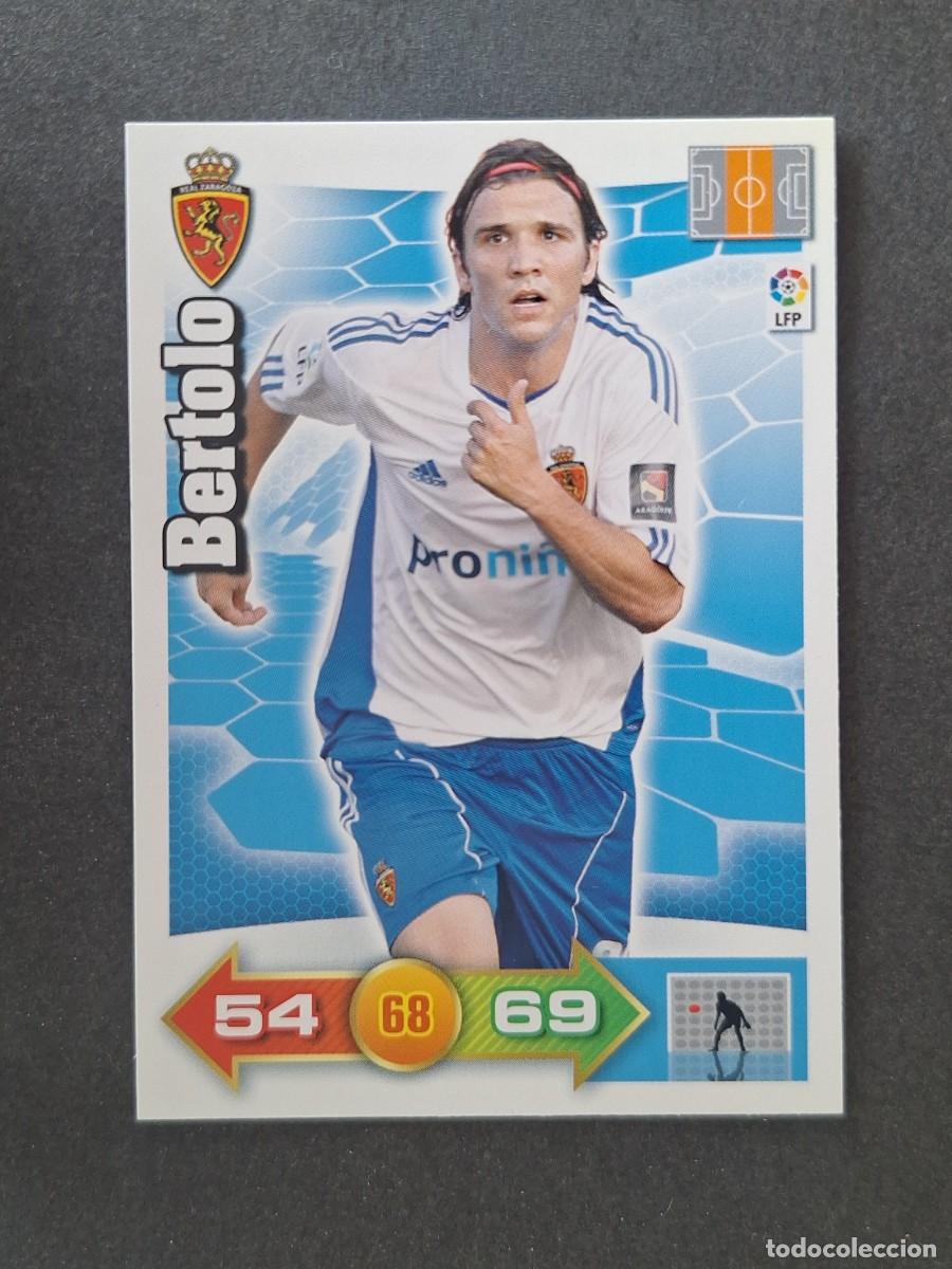 Cromos de f&uacute;tbol: L2 BERTOLO REAL ZARAGOZA PANINI ADRENALYN XL 2010 2011 10 11