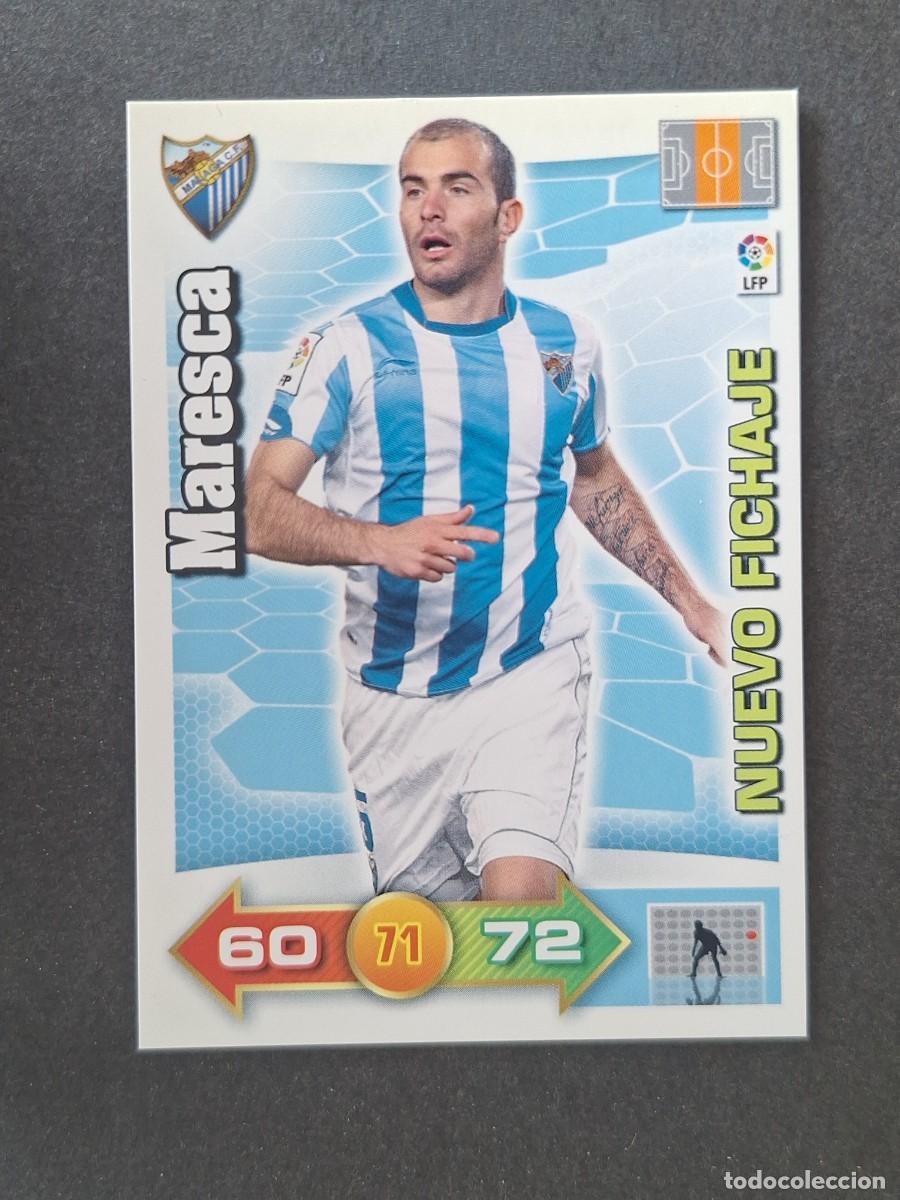 Cromos de f&uacute;tbol: L2 MARESCA MALAGA C. F. NUEVO FICHAJE PANINI ADRENALYN XL 2010 2011 10 11