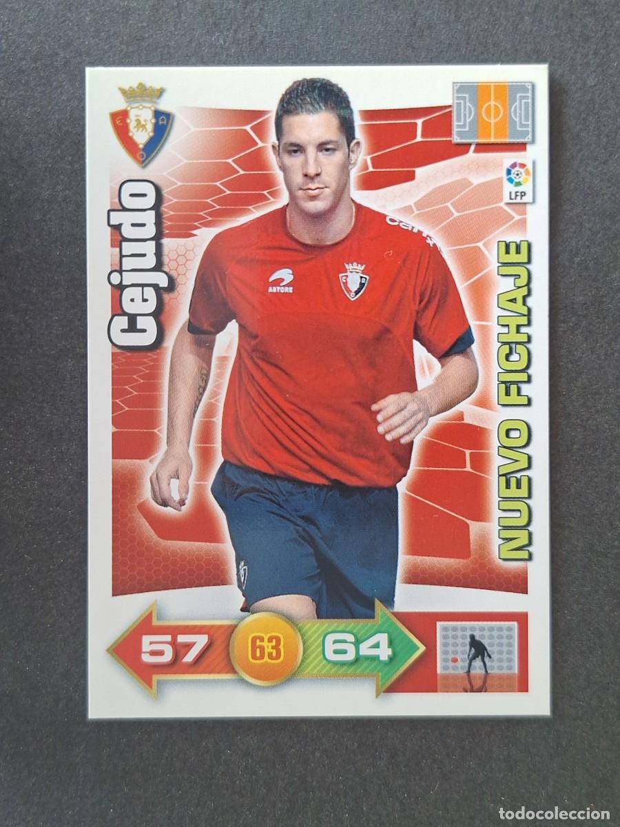 Cromos de f&uacute;tbol: L2 CEJUDO C. A. OSASUNA NUEVO FICHAJE PANINI ADRENALYN XL 2010 2011 10 11