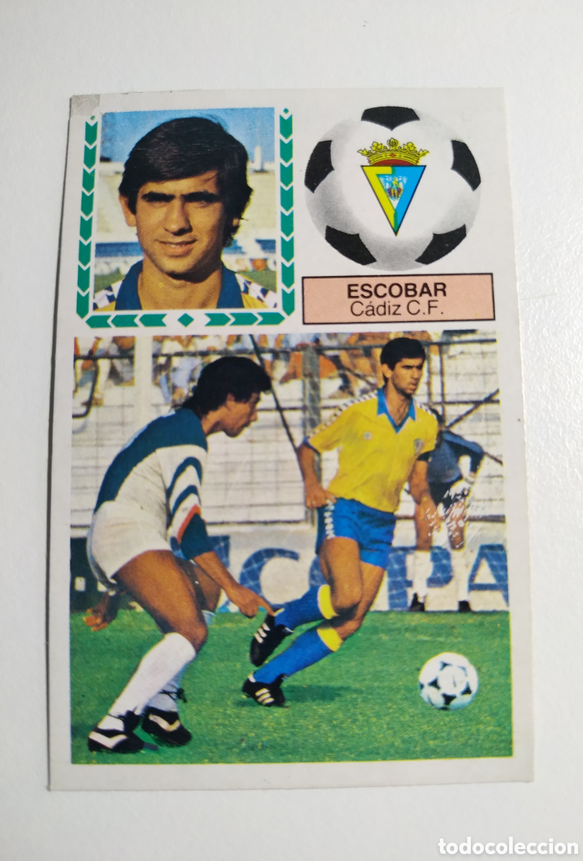 Cromos de f&uacute;tbol: ESCOBAR CROMO LIGA ESTE 83 84 (CADIZ) VERSION - DESPEGADO - 1983 1984