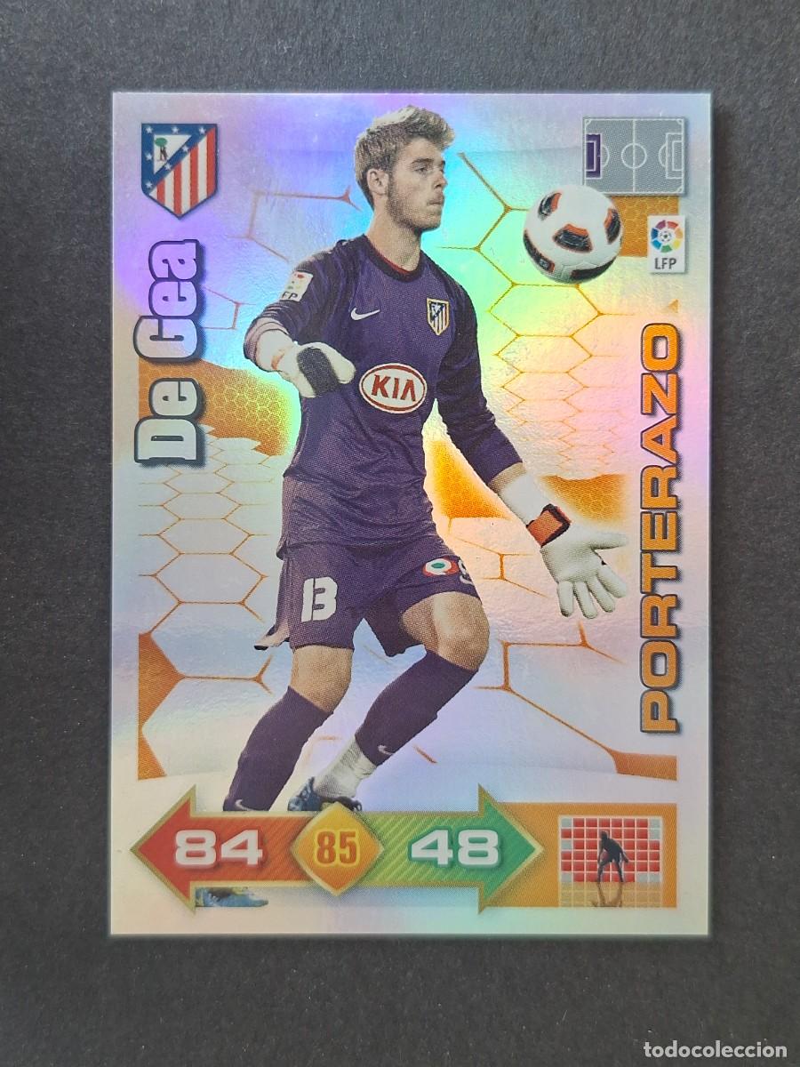 Cromos de f&uacute;tbol: L2 DE GEA ATLTICO DE MADRID PORTERAZO PANINI ADRENALYN XL 2010 2011 10 11