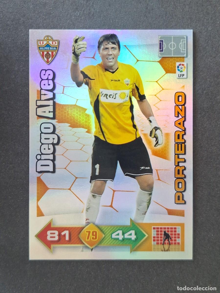 Cromos de f&uacute;tbol: L2 DIEGO ALVES U. D. ALMERIA PORTERAZO PANINI ADRENALYN XL 2010 2011 10 11