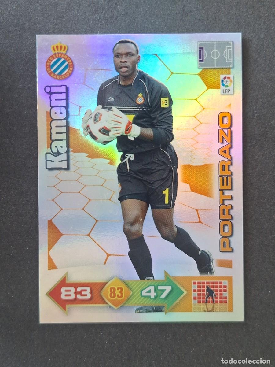 Cromos de f&uacute;tbol: L2 KAMENI R. C. D. ESPA&Ntilde;OL PORTERAZO PANINI ADRENALYN XL 2010 2011 10 11