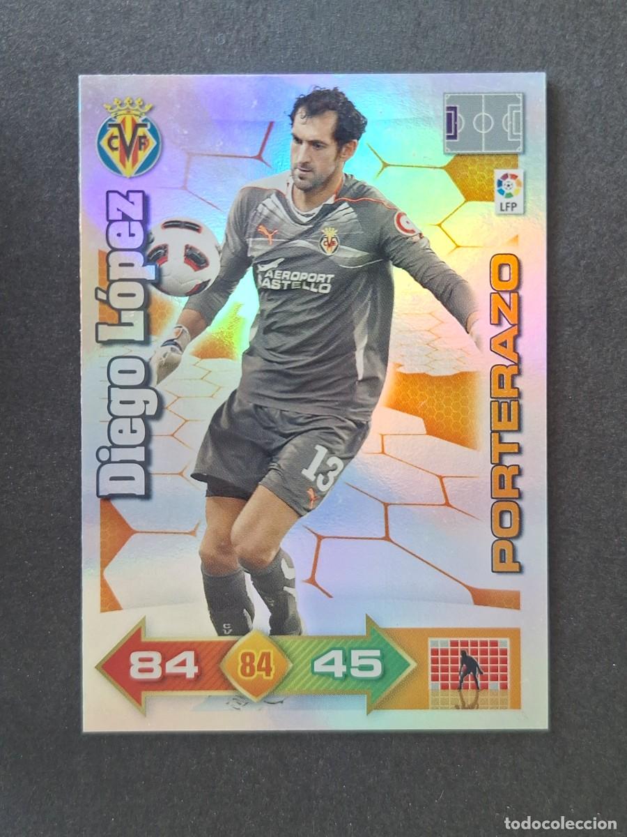 Cromos de f&uacute;tbol: L2 DIEGO LOPEZ VILLARREAL C. F. PORTERAZO PANINI ADRENALYN XL 2010 2011 10 11