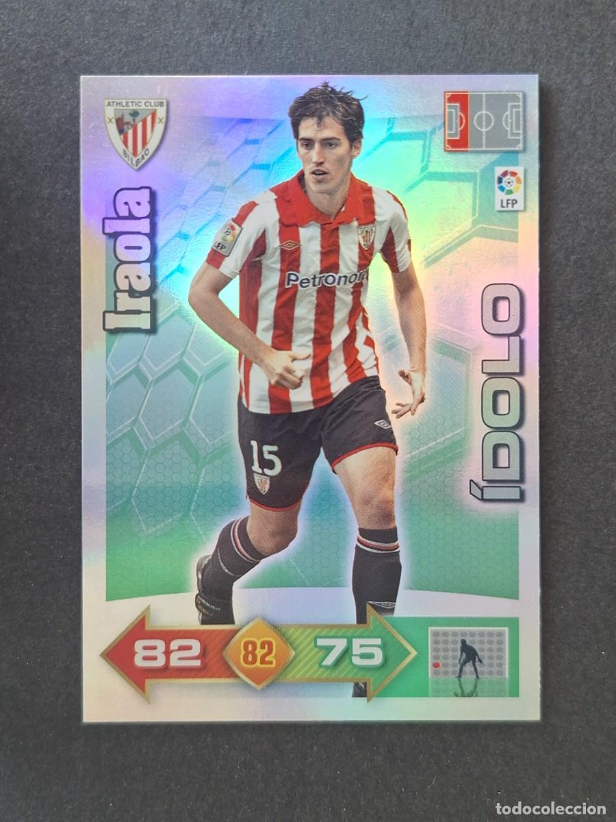 Cromos de f&uacute;tbol: L2 IRAOLA ATHLETIC CLUB DE BILBAO IDOLO PANINI ADRENALYN XL 2010 2011 10 11