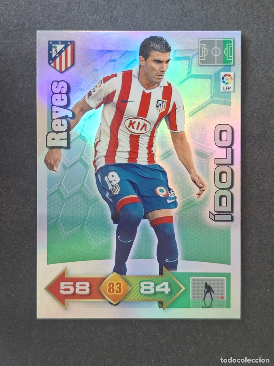 Cromos de f&uacute;tbol: L2 REYES ATLETICO DE MADRID IDOLO PANINI ADRENALYN XL 2010 2011 10 11