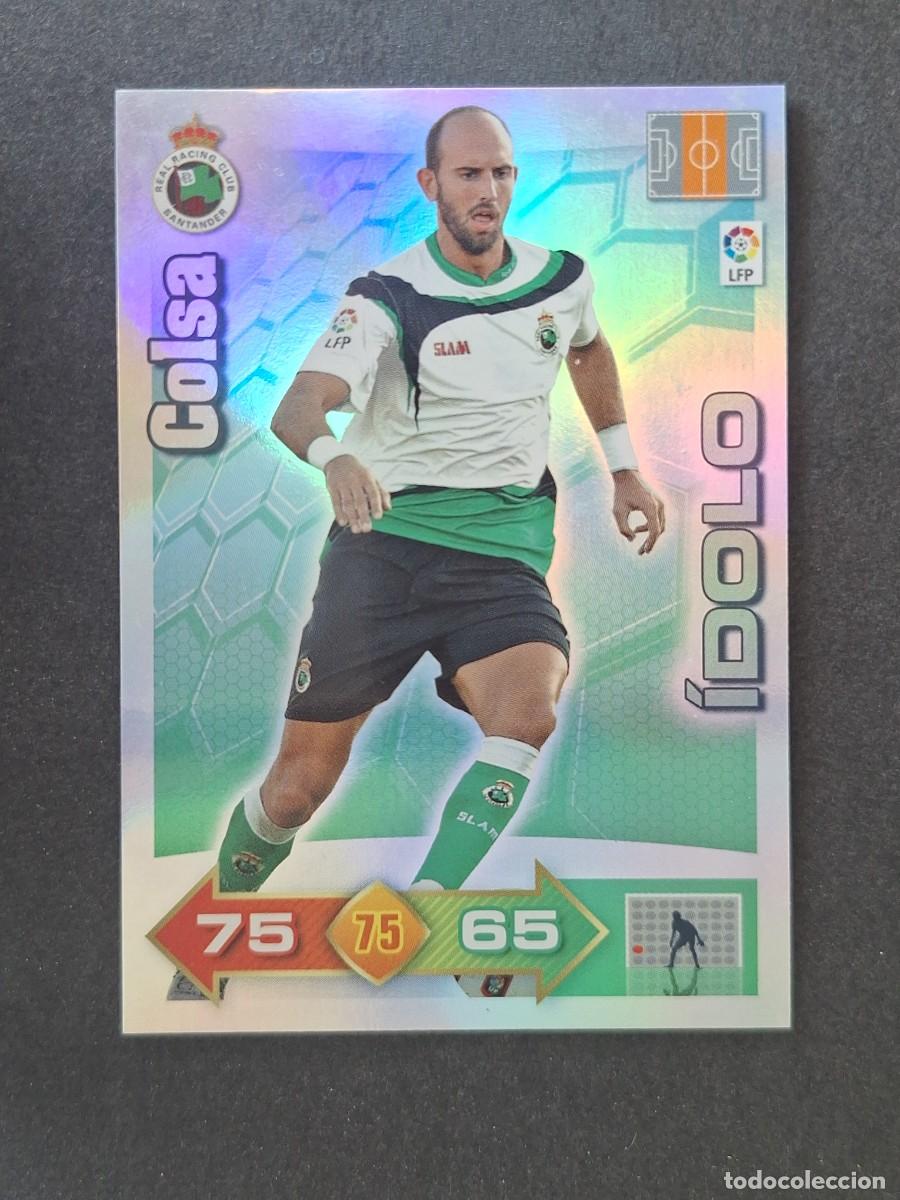 Cromos de f&uacute;tbol: L2 COLSA RACING DE SANTANDER IDOLO PANINI ADRENALYN XL 2010 2011 10 11