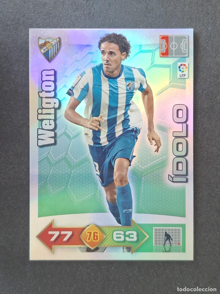 Cromos de f&uacute;tbol: L2 WELIGTON MALAGA C. F. IDOLO PANINI ADRENALYN XL 2010 2011 10 11