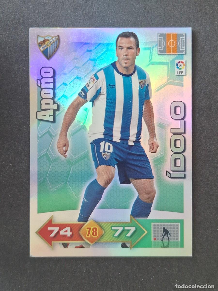 Cromos de f&uacute;tbol: L2 APO&Ntilde;O MALAGA C. F. IDOLO PANINI ADRENALYN XL 2010 2011 10 11