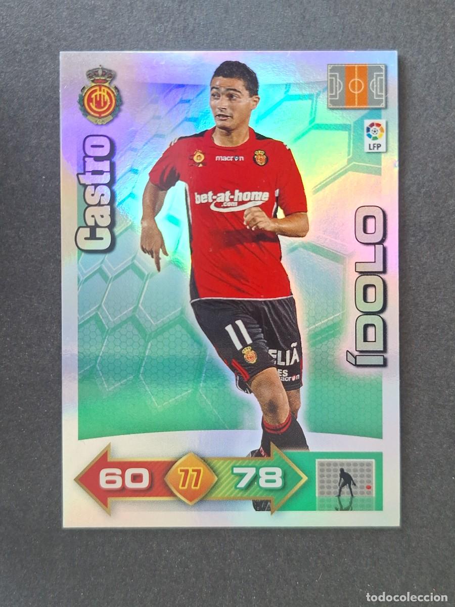 Cromos de f&uacute;tbol: L2 CASTRO R. C. D. MALLORCA IDOLO PANINI ADRENALYN XL 2010 2011 10 11