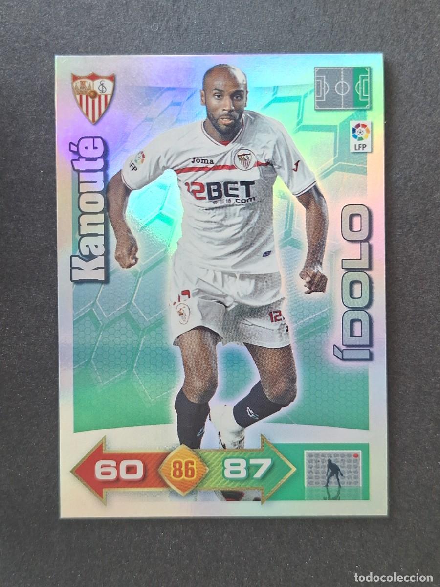 Cromos de f&uacute;tbol: L2 KANOUTE SEVILLA F. C. IDOLO PANINI ADRENALYN XL 2010 2011 10 11