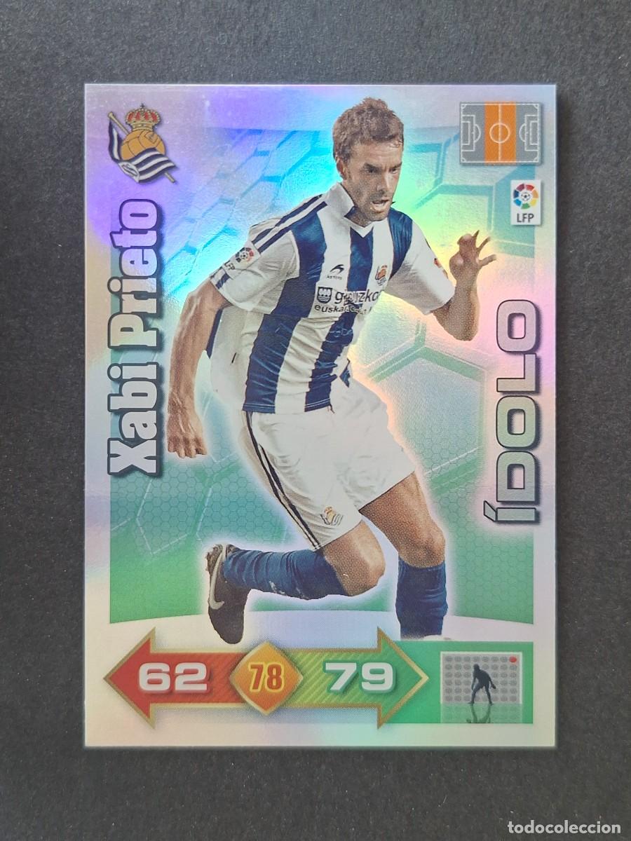Cromos de f&uacute;tbol: L2 XABI PRIETO REAL SOCIEDAD IDOLO PANINI ADRENALYN XL 2010 2011 10 11