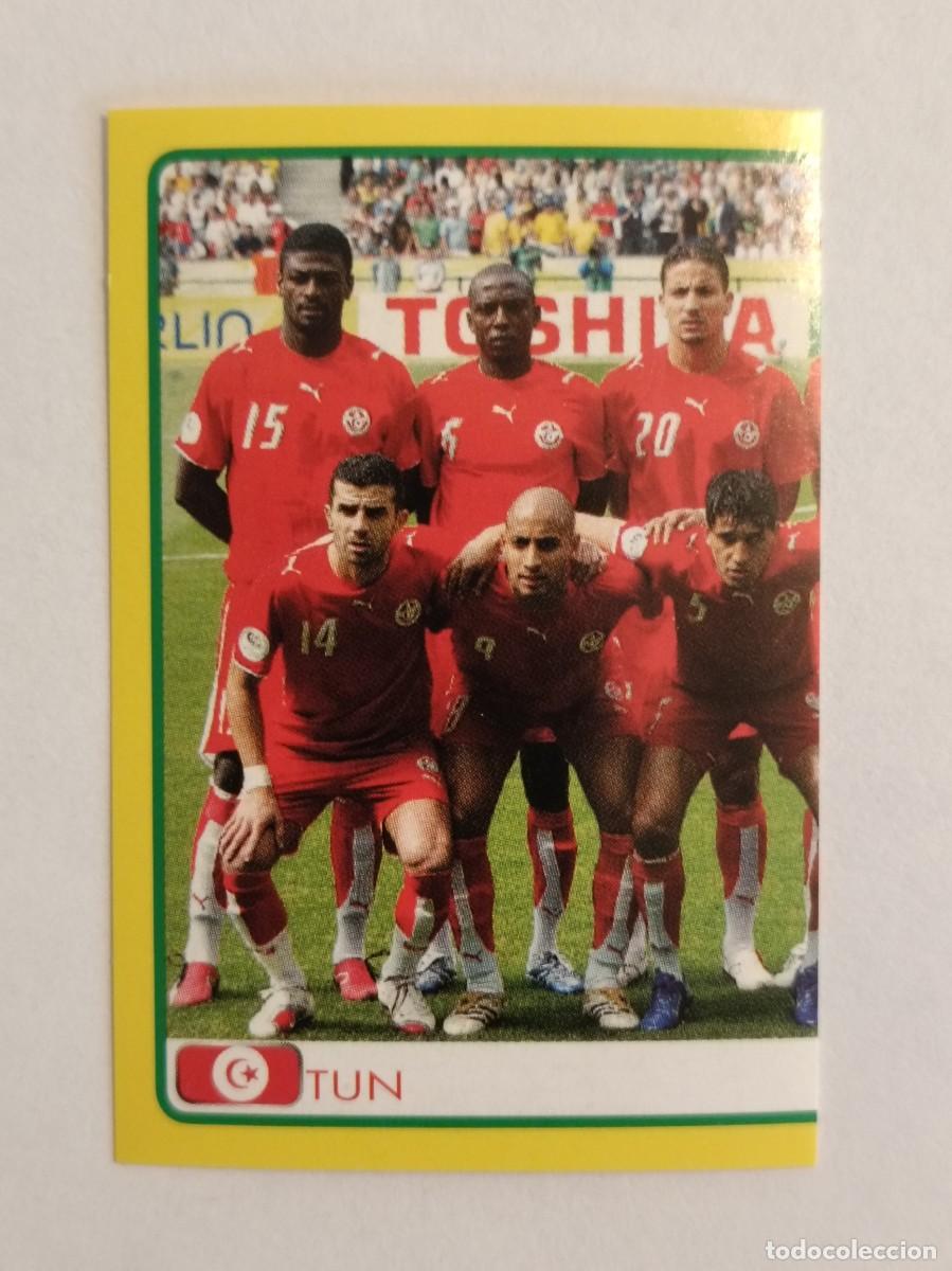 Cromos de f&uacute;tbol: #216 ALINEACION (TUNEZ) AFRICA CUP/COPA 2008 PANINI