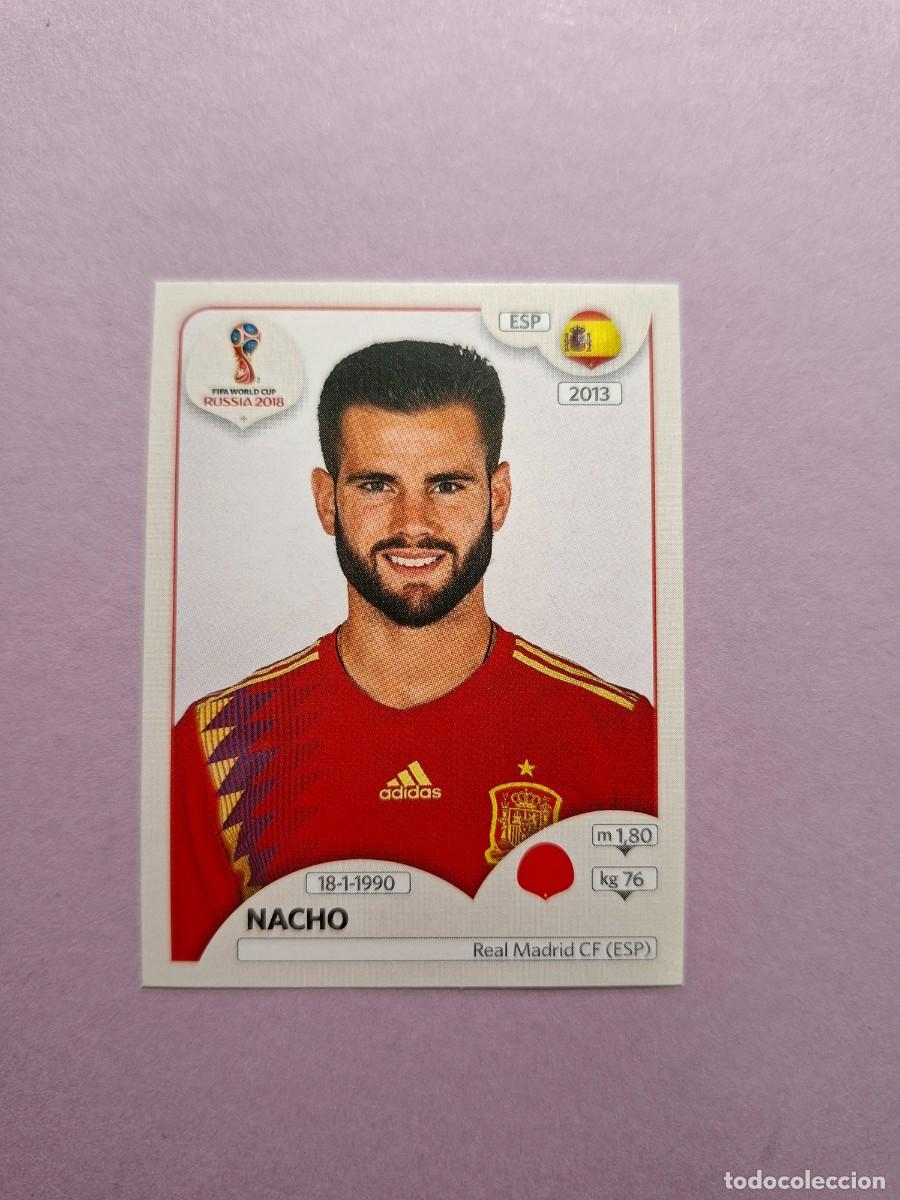 Cromos de f&uacute;tbol: 124 NACHO ESPA&Ntilde;A VERSION TRASERA ROSA PINK BACK MUNDIAL 2018 18 FIFA WORLD CUP RUSSIA RUSIA