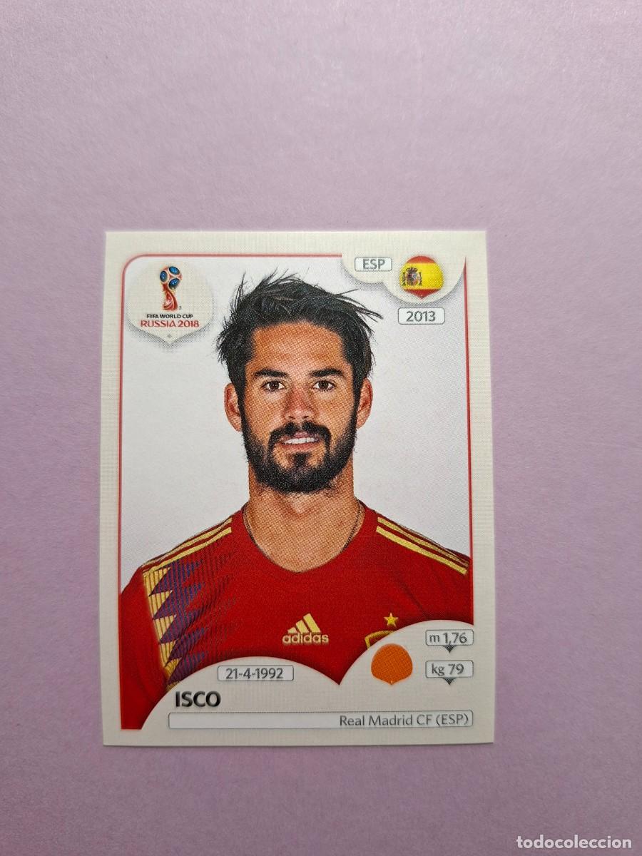 Cromos de f&uacute;tbol: 131 ISCO ESPA&Ntilde;A VERSION TRASERA ROSA PINK BACK MUNDIAL 2018 18 FIFA WORLD CUP RUSSIA RUSIA