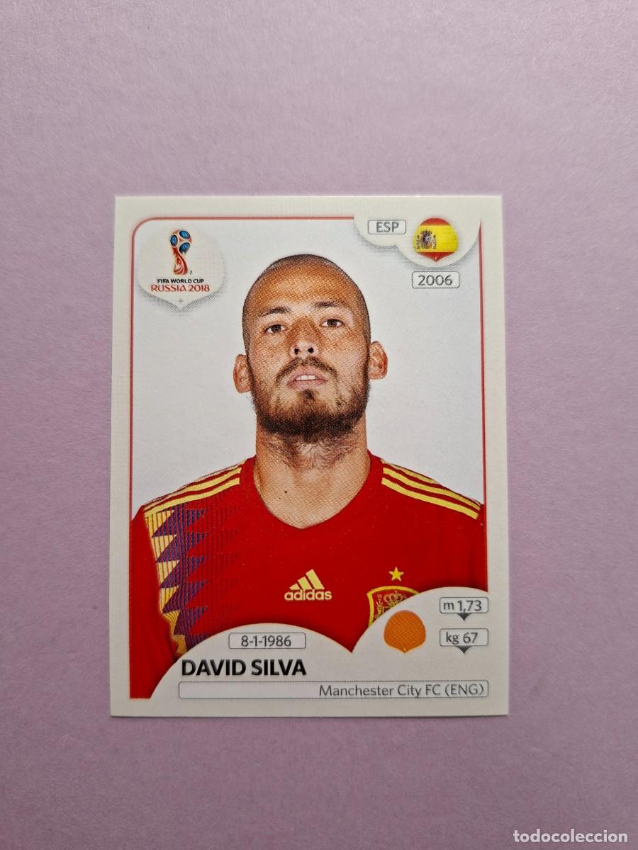 Cartes &agrave; collectionner de Football: 135 DAVID SILVA ESPA&Ntilde;A VERSION TRASERA ROSA PINK BACK MUNDIAL 2018 18 FIFA WORLD CUP RUSSIA RUSIA