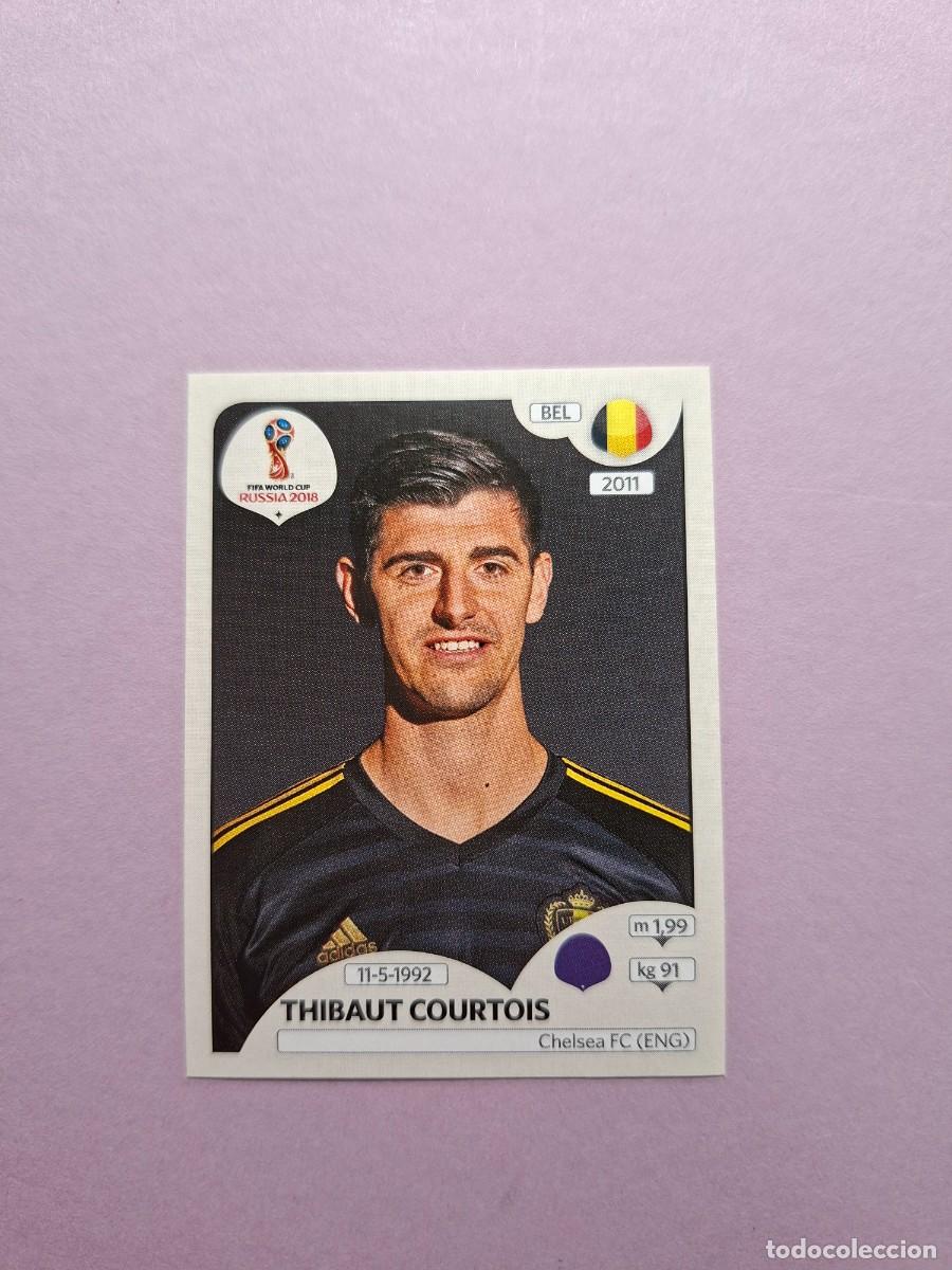 Cartes &agrave; collectionner de Football: 502 THIBAUT COURTOIS BELGICA VERSION TRASERA ROSA PINK BACK MUNDIAL 2018 18 WORLD CUP RUSSIA RUSIA