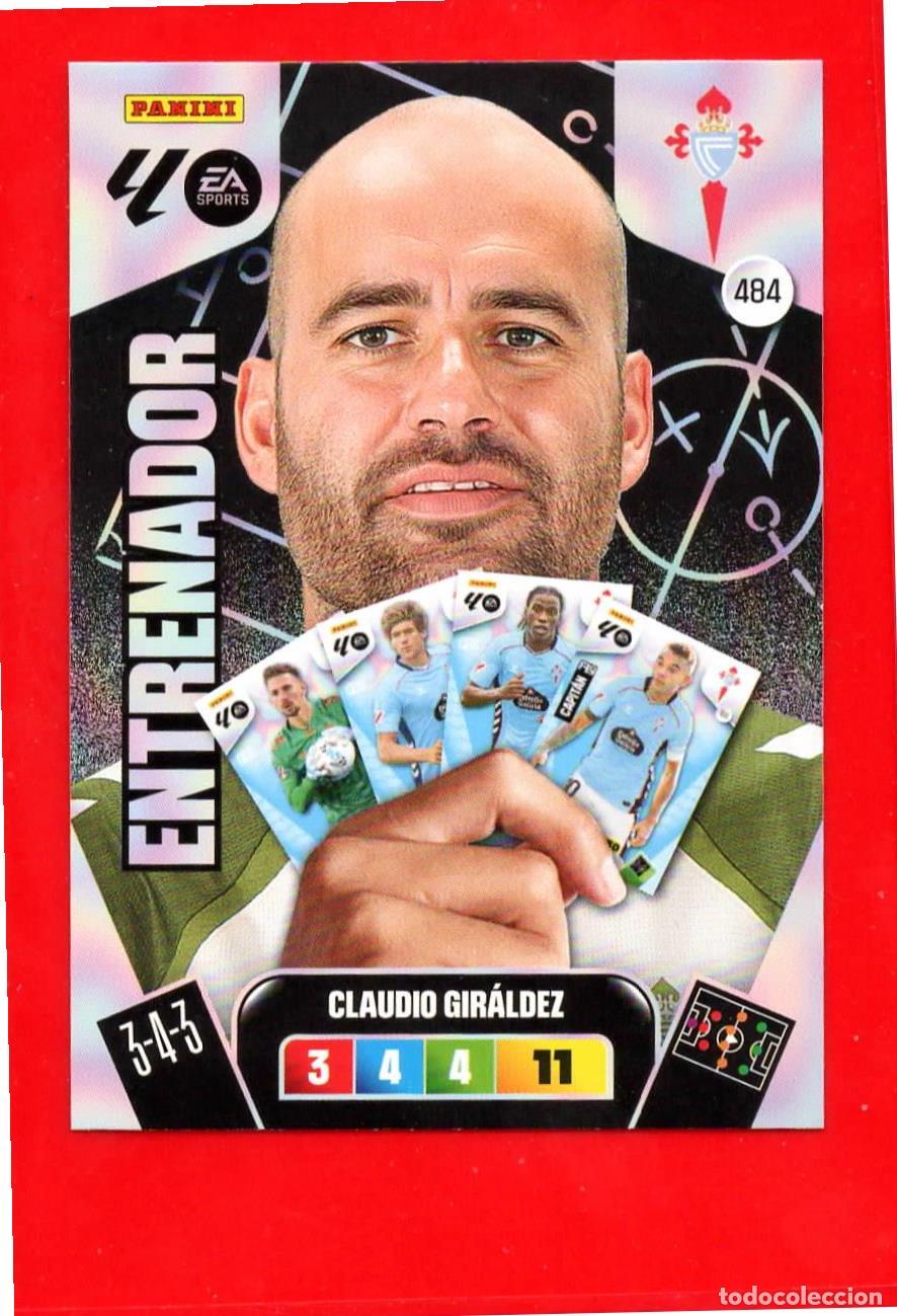 Figurine di Calcio: 484 Claudio Gir&aacute;ldez - R.C. CELTA - Entrenador - Adr Plus - Adrenalyn Liga 2026 25 26