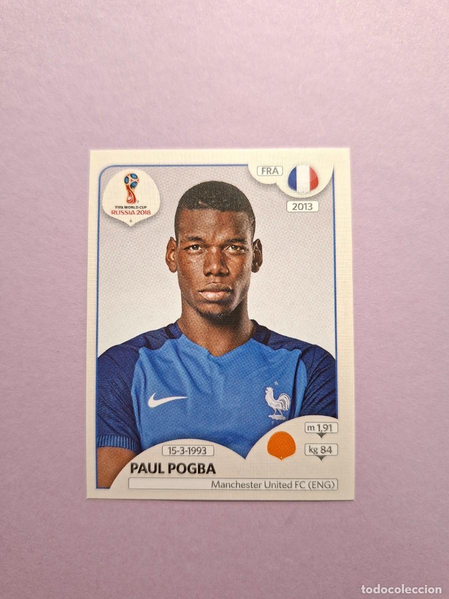 Cromos de f&uacute;tbol: 193 PAUL POGBA FRANCIA VERSION TRASERA ROSA PINK BACK MUNDIAL 2018 18 WORLD CUP RUSSIA RUSIA