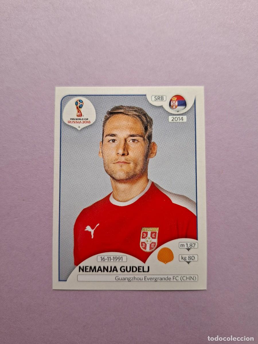 Cromos de f&uacute;tbol: 415 NEMANJA GUDELJ SERBIA VERSION TRASERA ROSA PINK BACK MUNDIAL 2018 18 FIFA WORLD CUP