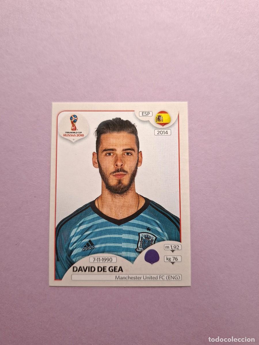 Cromos de f&uacute;tbol: 122 DAVID DE GEA ESPA&Ntilde;A VERSION TRASERA ROSA PINK BACK MUNDIAL 2018 18 INIESTA ISCO SILVA ALBA