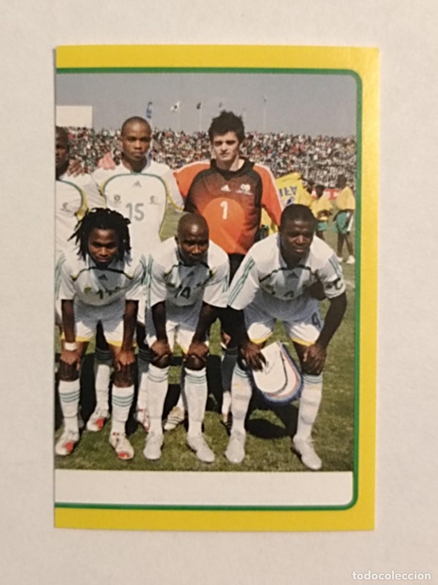 Figurine di Calcio: #255 ALINEACION (SUDAFRICA) AFRICA CUP/COPA 2008 PANINI