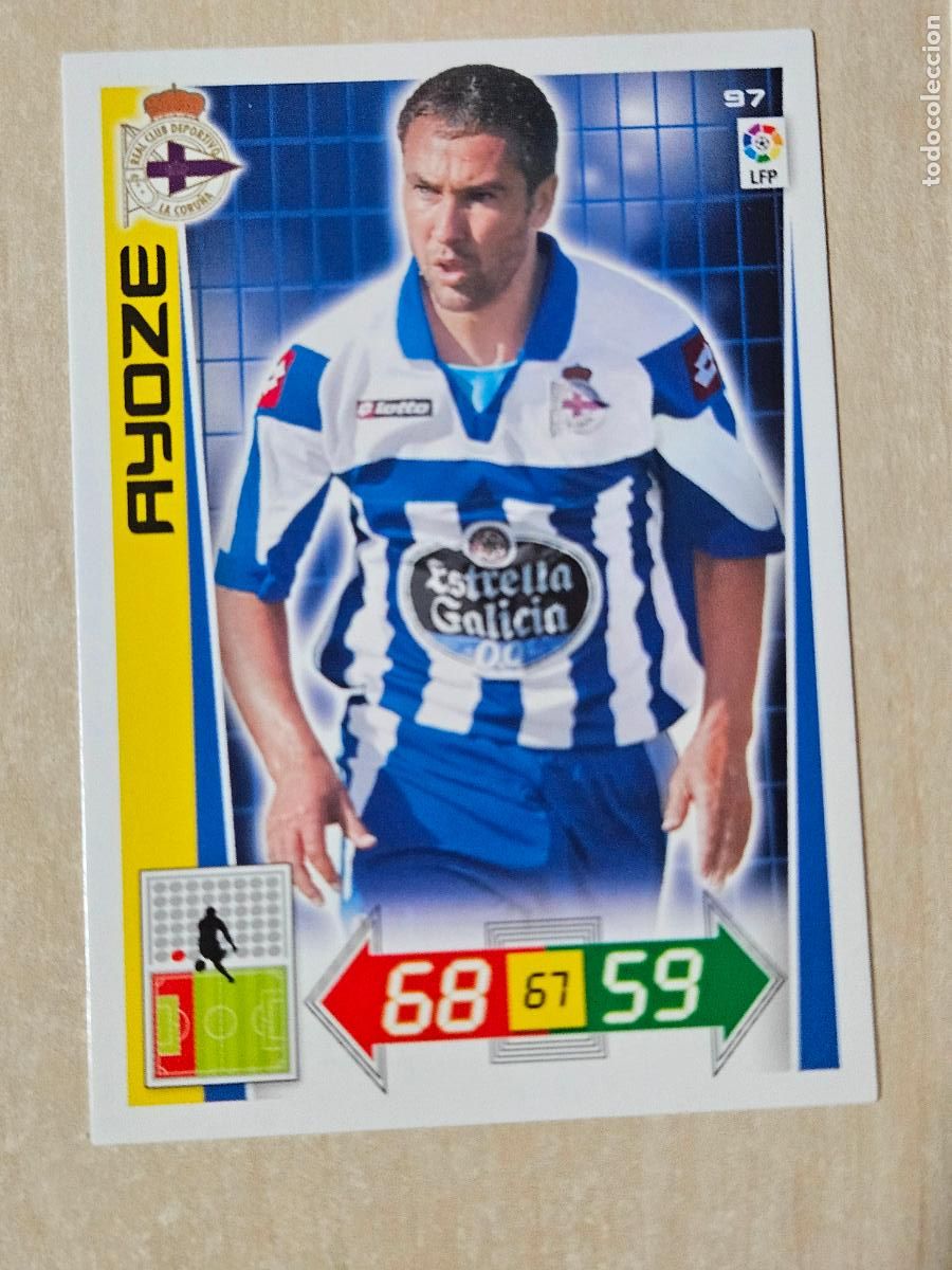 Figurine di Calcio: FICHA N&ordm; 97 AYOZE - ADRENALYN 12 13 - PANINI 2012 -13 - CROMO - DEPORTIVO DE LA CORU&Ntilde;A