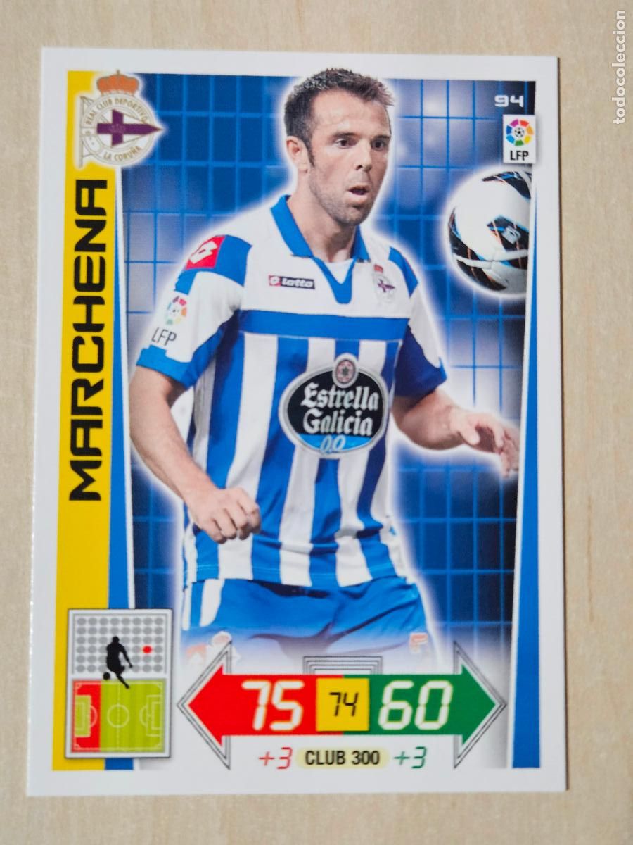 Figurine di Calcio: FICHA N&ordm; 94 MARCHENA - ADRENALYN 12 13 - PANINI 2012 -13 - CROMO - DEPORTIVO DE LA CORU&Ntilde;A