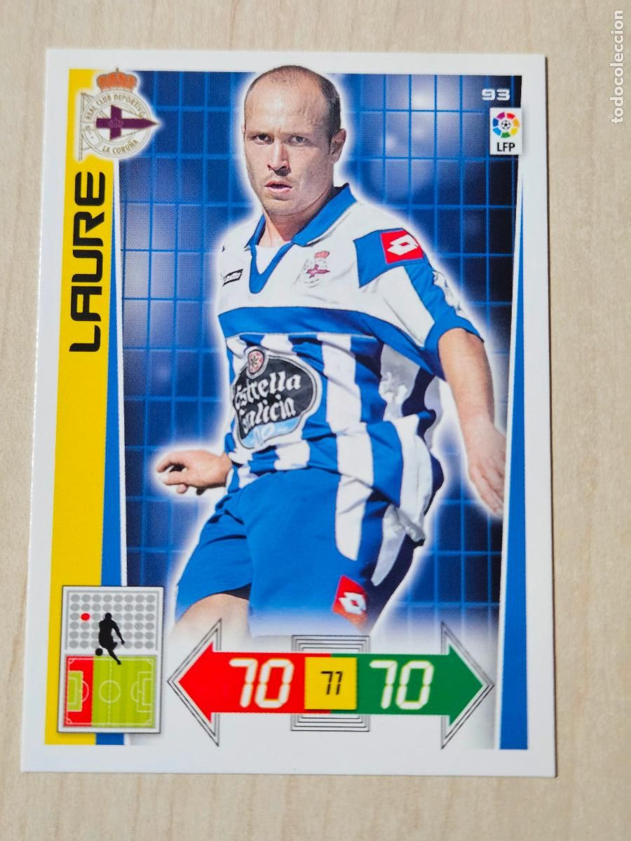 Figurine di Calcio: FICHA N&ordm; 93 LAURE - ADRENALYN 12 13 - PANINI 2012 -13 - CROMO - DEPORTIVO DE LA CORU&Ntilde;A