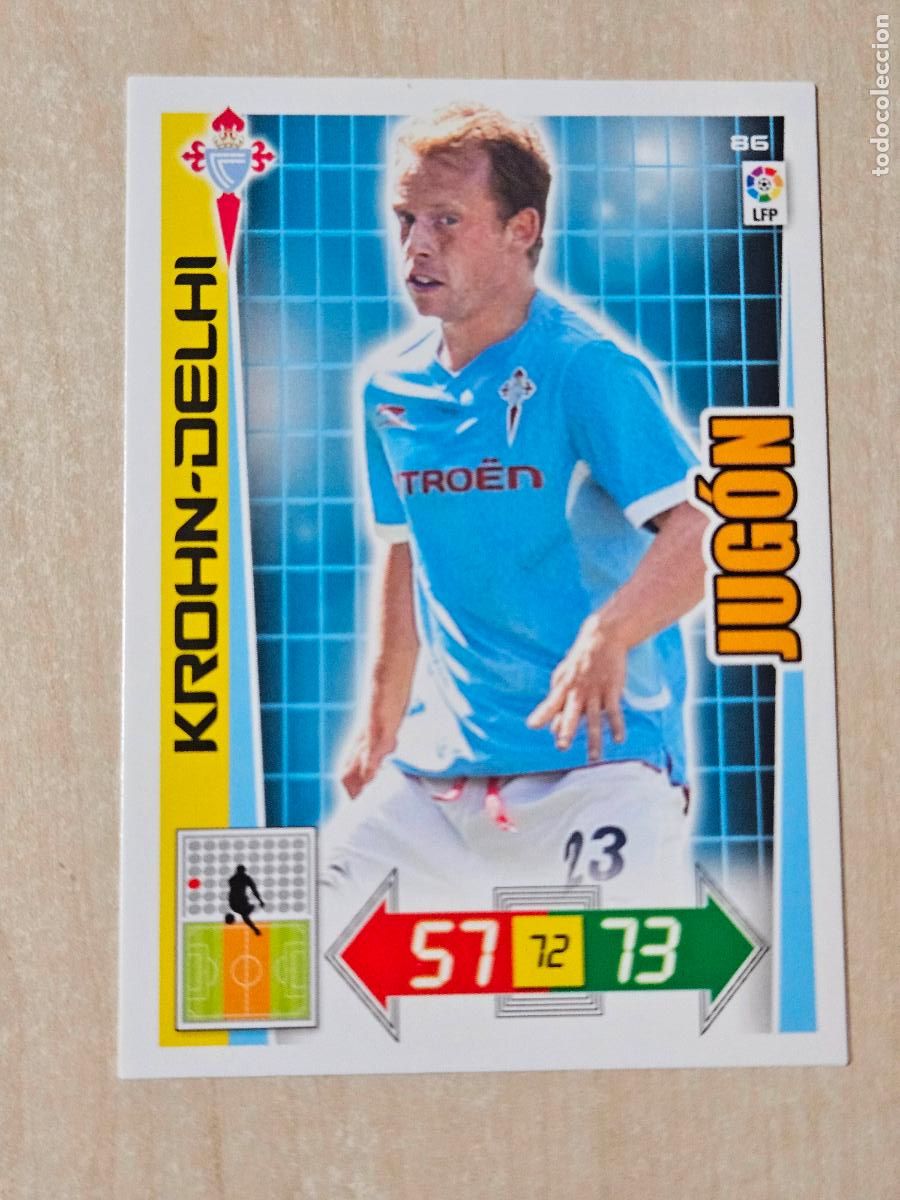 Fu&szlig;ball-Sticker: FICHA N&ordm; 86 KROHN DELHI - ADRENALYN 12 13 - PANINI 2012 -13 - CROMO - REAL CELTA
