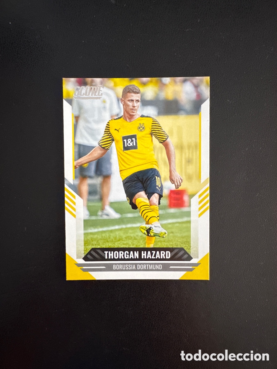 Cromos de f&uacute;tbol: HAZARD BORUSSIA DORTMUND NUMERO 124 PANINI SCORE 2021 2022
