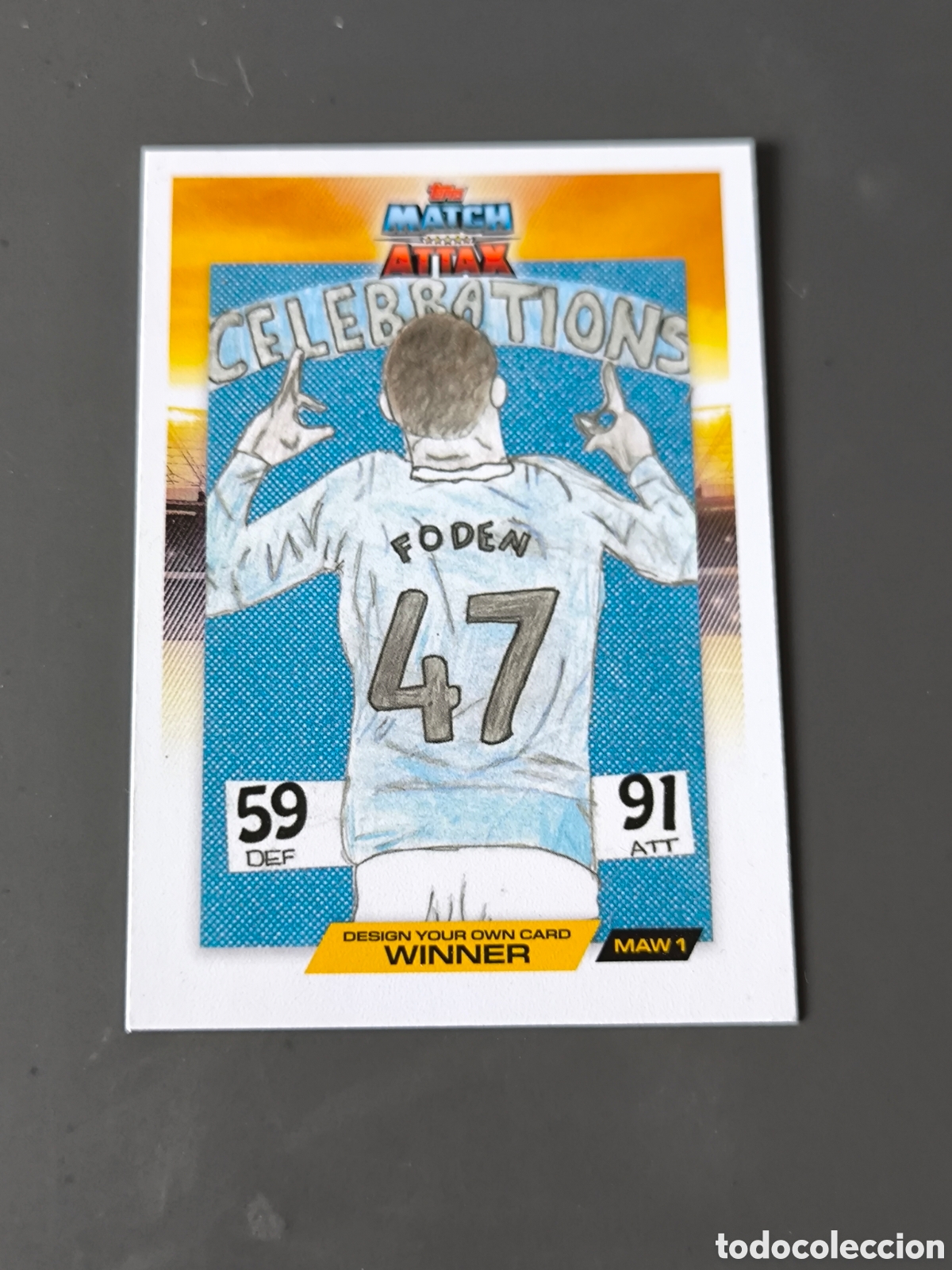 Cromos de f&uacute;tbol: FODEN MAW1 Celebrations Match Attax