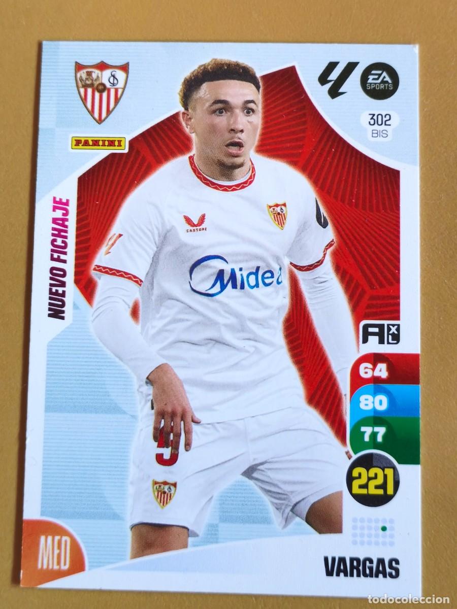 Cromos de f&uacute;tbol: vargas, 2024 25 nuevo fichaje