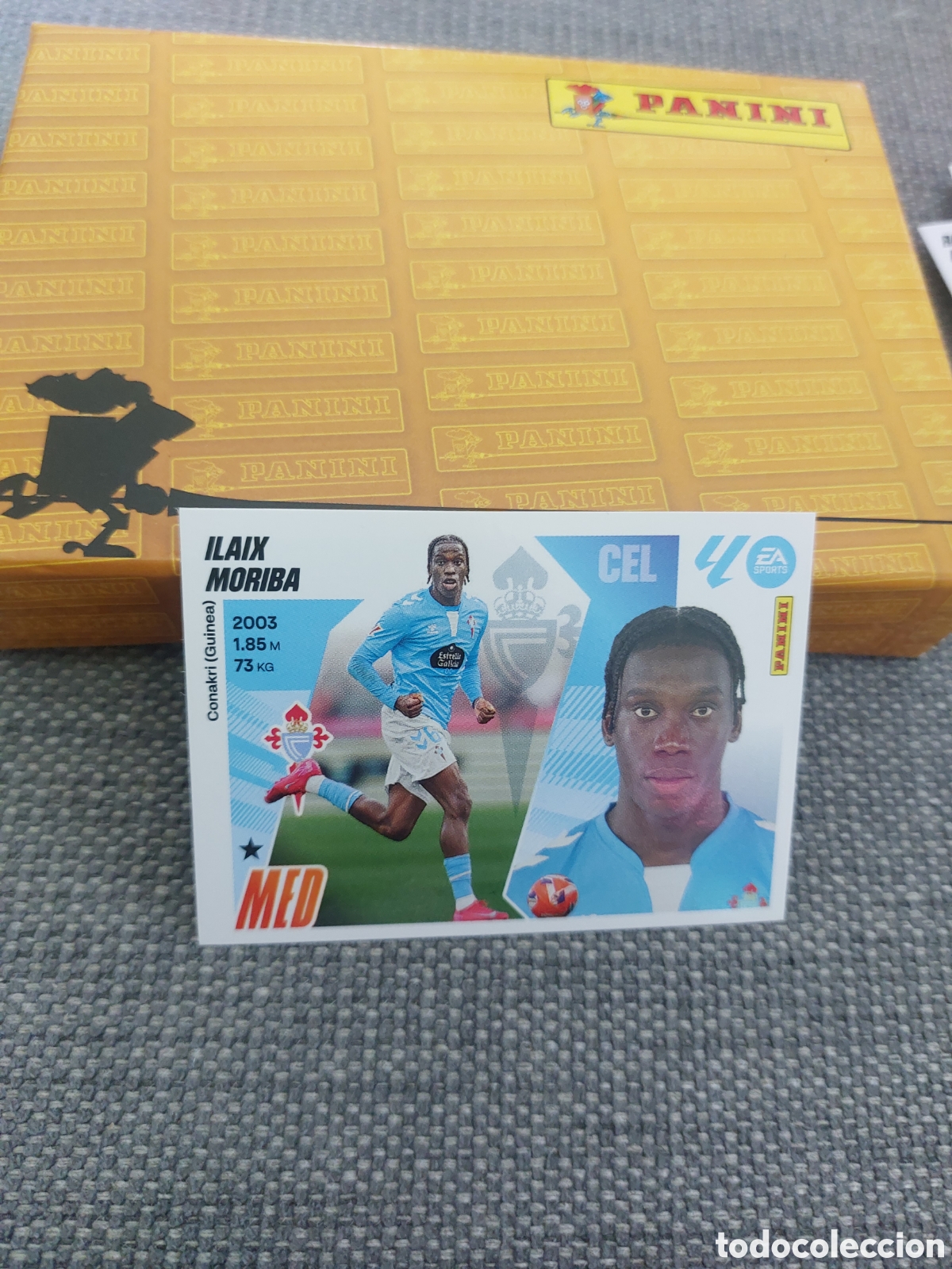 Cromos de f&uacute;tbol: 12 ILAIX MORIBA CELTA DE VIGO PANINI LIGA ESTE 25 26 2025 2026