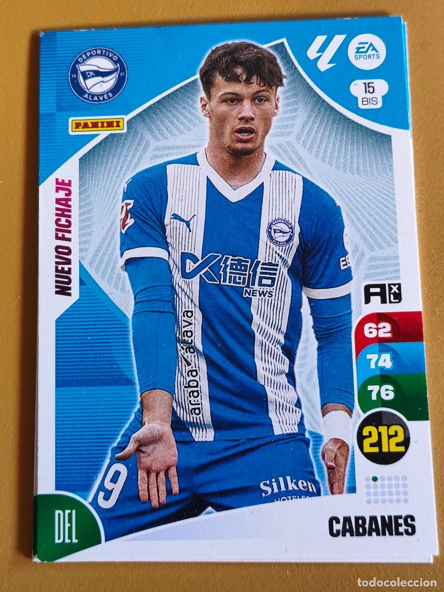 Cromos de f&uacute;tbol: cabanes, 2024 25 nuevo fichaje