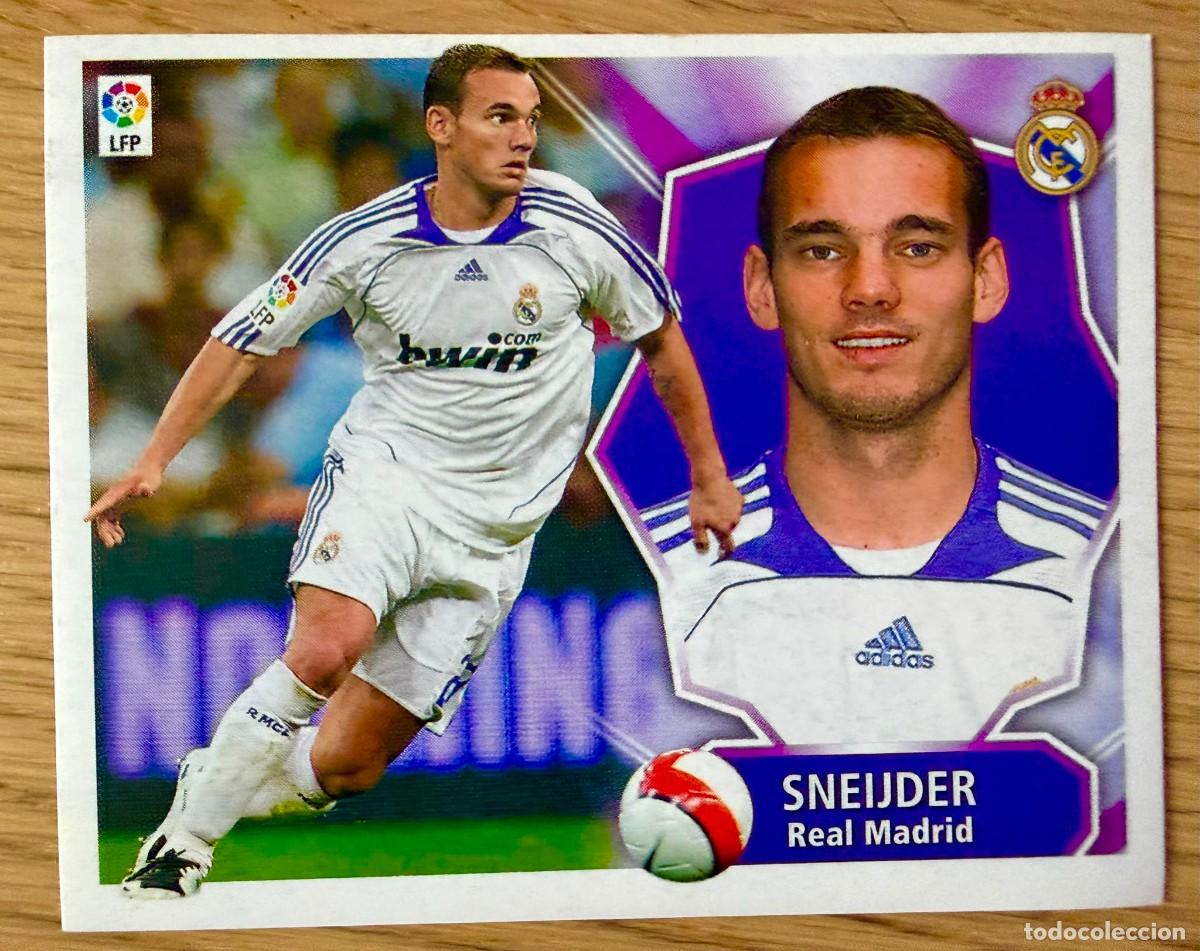 Cartes &agrave; collectionner de Football: SNEIJDER REAL MADRID 08 09 2008 2009 LIGA EDICIONES ESTE SIN PEGAR STICKER CROMOS