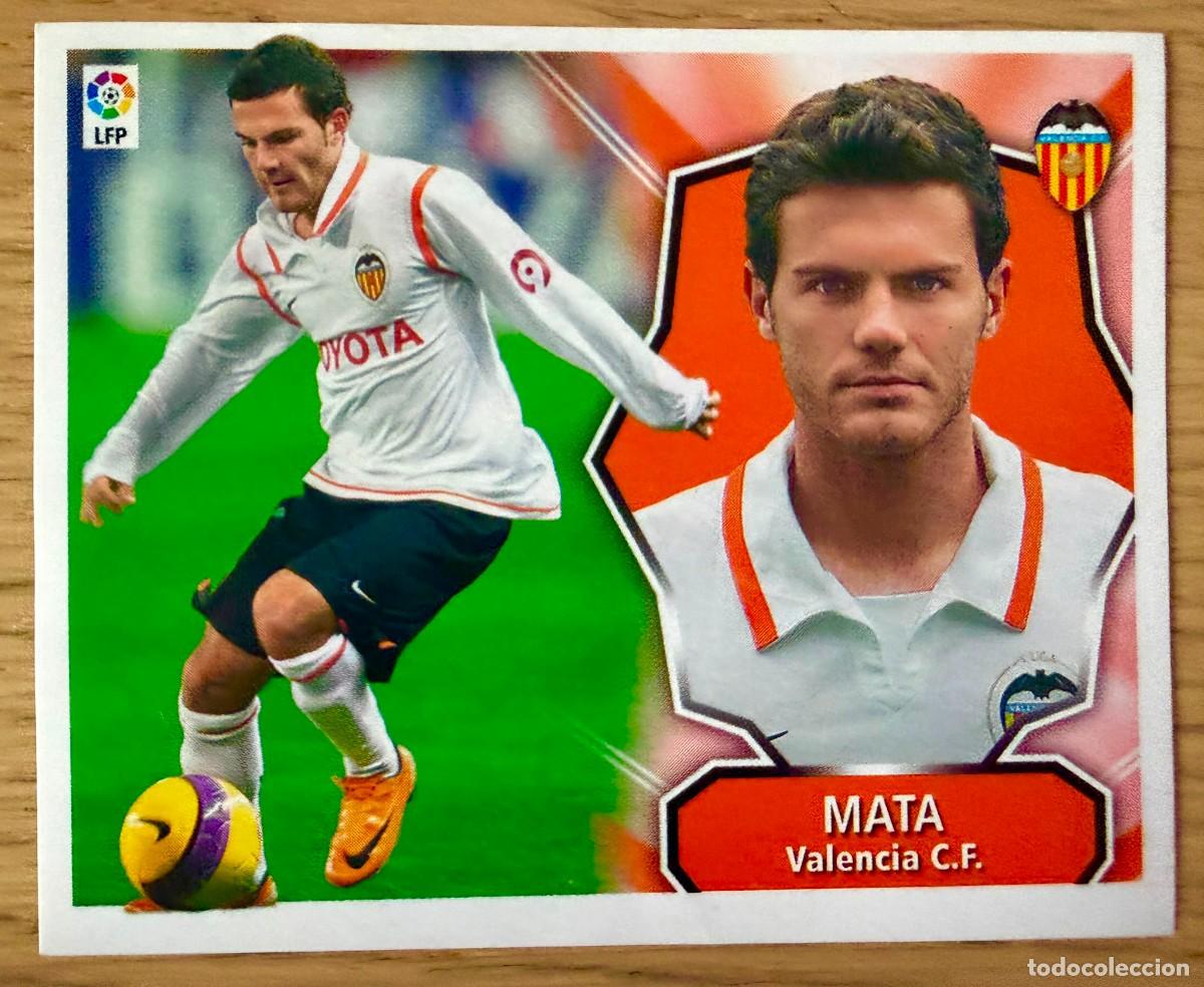 Figurine di Calcio: MATA VALENCIA 08 09 2008 2009 LIGA EDICIONES ESTE SIN PEGAR STICKER CROMOS