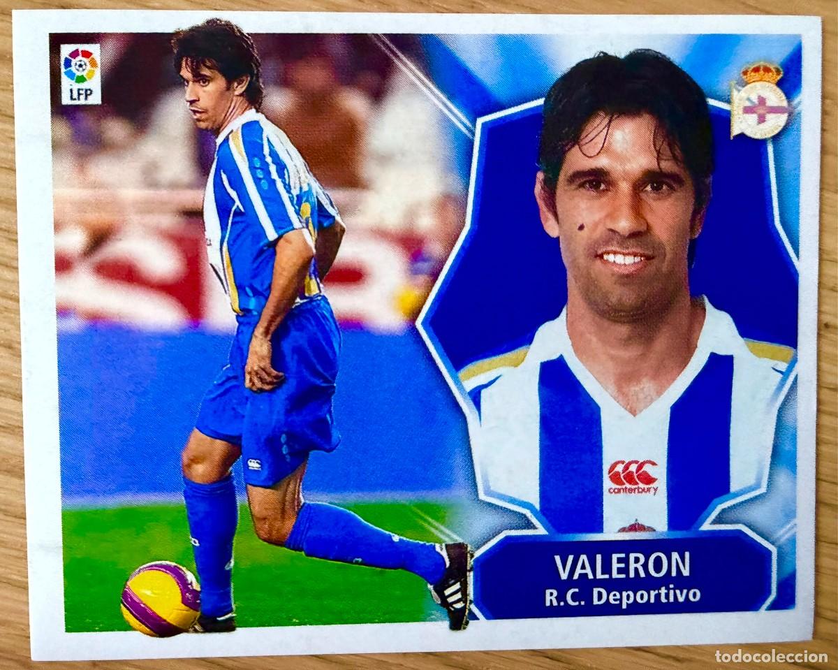 Cromos de f&uacute;tbol: VALERON DEPORTIVO CORU&Ntilde;A 08 09 2008 2009 LIGA EDICIONES ESTE SIN PEGAR STICKER CROMOS