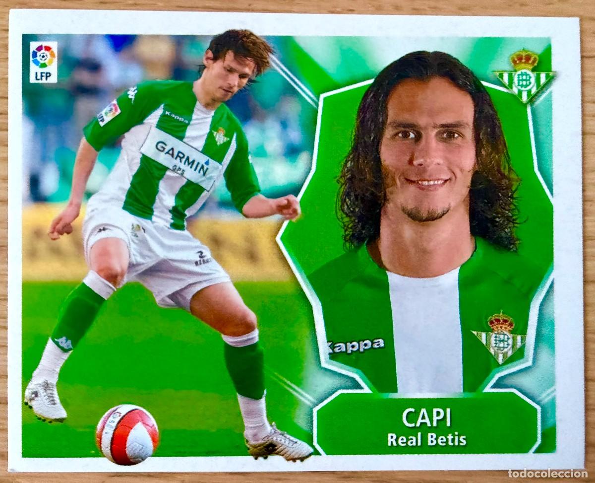 Cromos de f&uacute;tbol: CAPI REAL BETIS 08 09 2008 2009 LIGA EDICIONES ESTE SIN PEGAR STICKER CROMOS