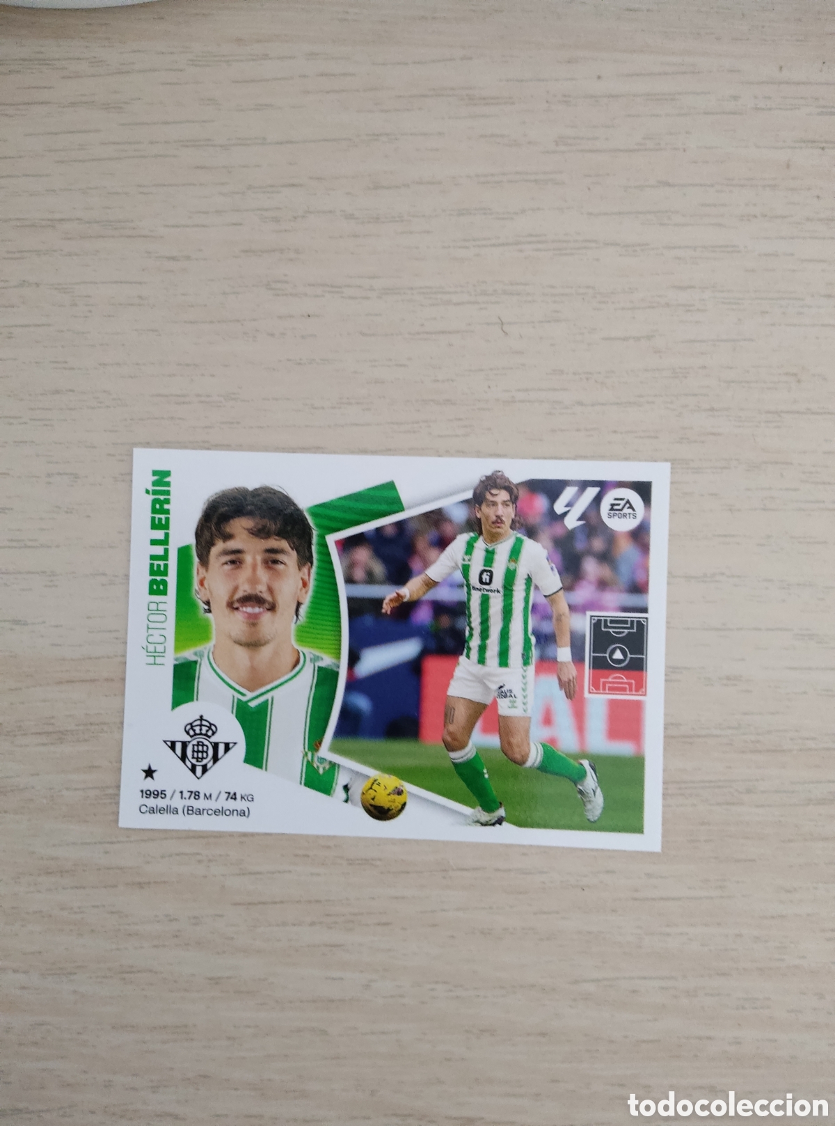Cromos de f&uacute;tbol: 5 HECTOR BELLERIN REAL BETIS LIGA ESTE 2024 2025