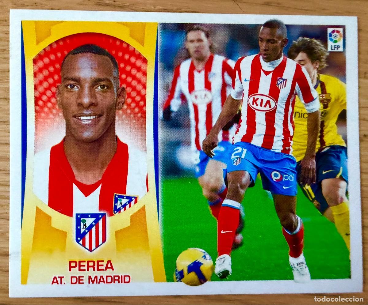 Cromos de f&uacute;tbol: PEREA ATLETICO MADRID 09 10 2009 2010 LIGA EDICIONES ESTE SIN PEGAR STICKER CROMOS
