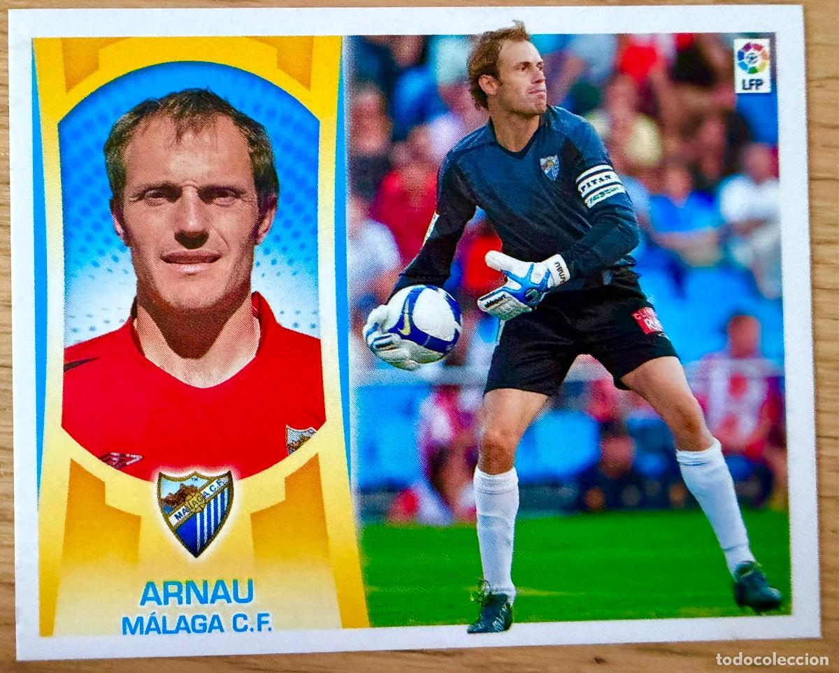 Cromos de f&uacute;tbol: ARNAU MALAGA 09 10 2009 2010 LIGA EDICIONES ESTE SIN PEGAR STICKER CROMOS