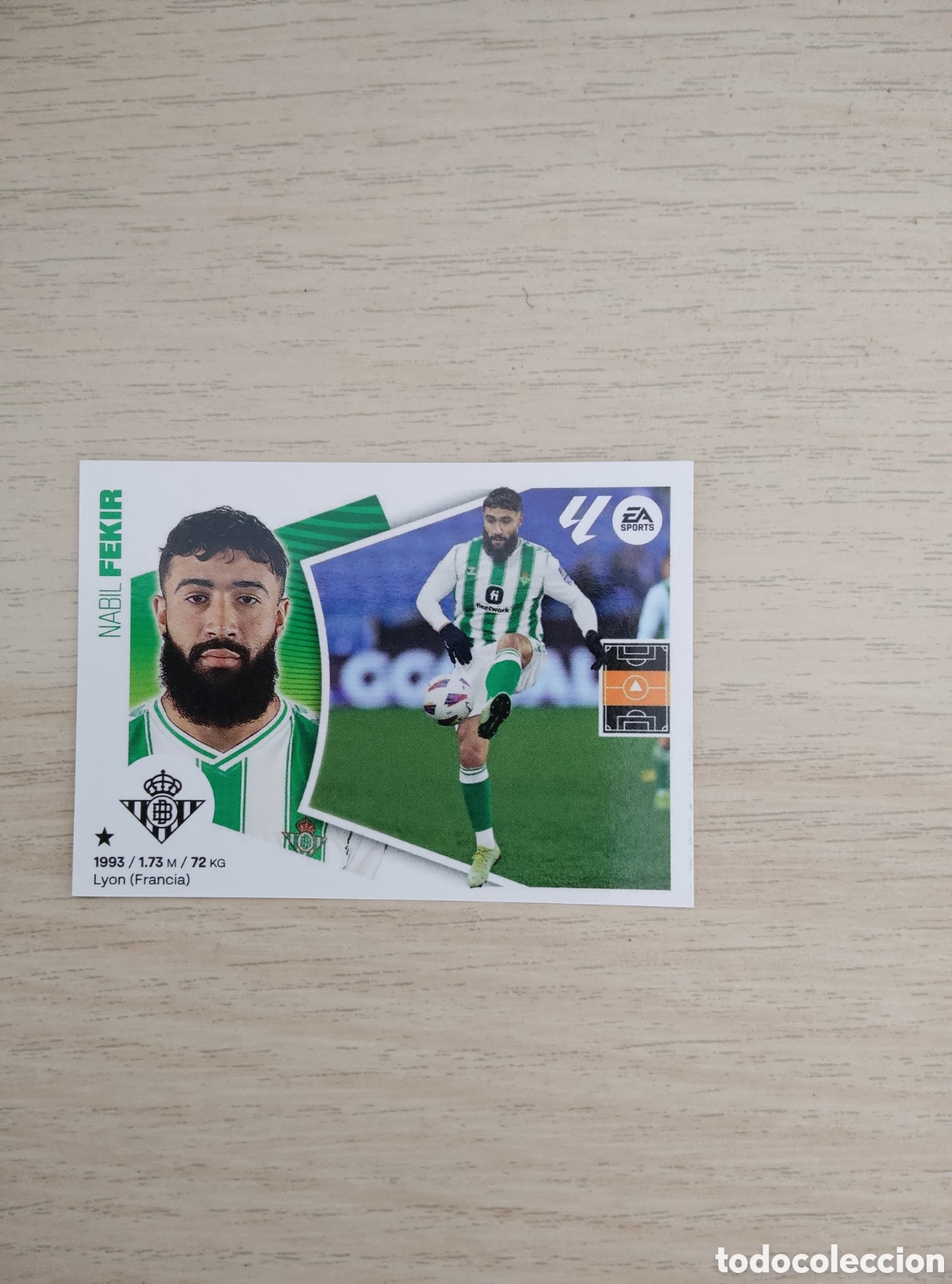 Cromos de f&uacute;tbol: 14 A FEKIR REAL BETIS LIGA ESTE 2024 2025