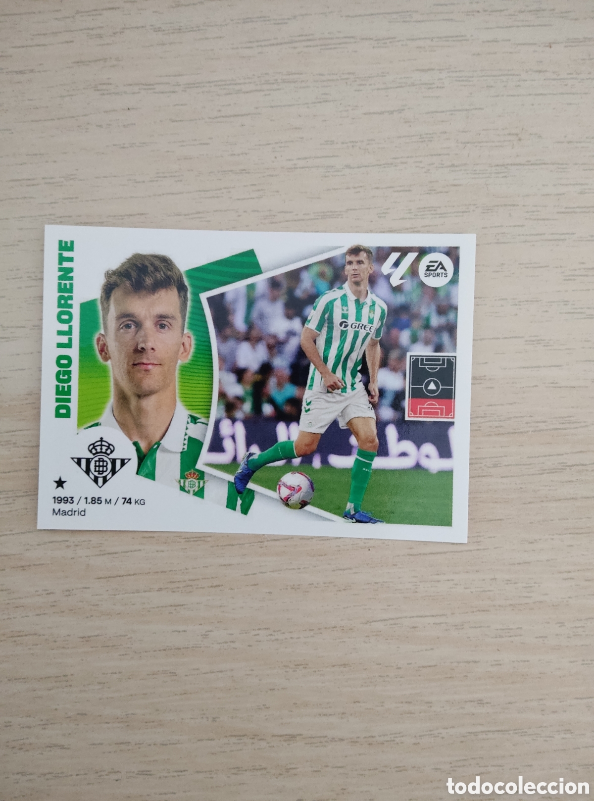 Cromos de f&uacute;tbol: 11 DIEGO LLORENTE ULTIMO FICHAJE REAL BETIS LIGA ESTE 2024 2025