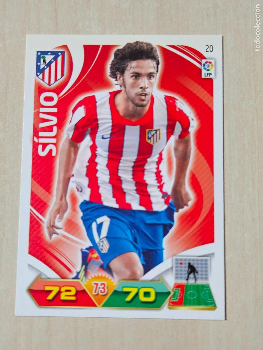 Cromos de f&uacute;tbol: FICHA N&ordm; 20 SILVIO - ADRENALYN 11 12 - PANINI 2011 -12 - CROMO - ATLETICO DE MADRID