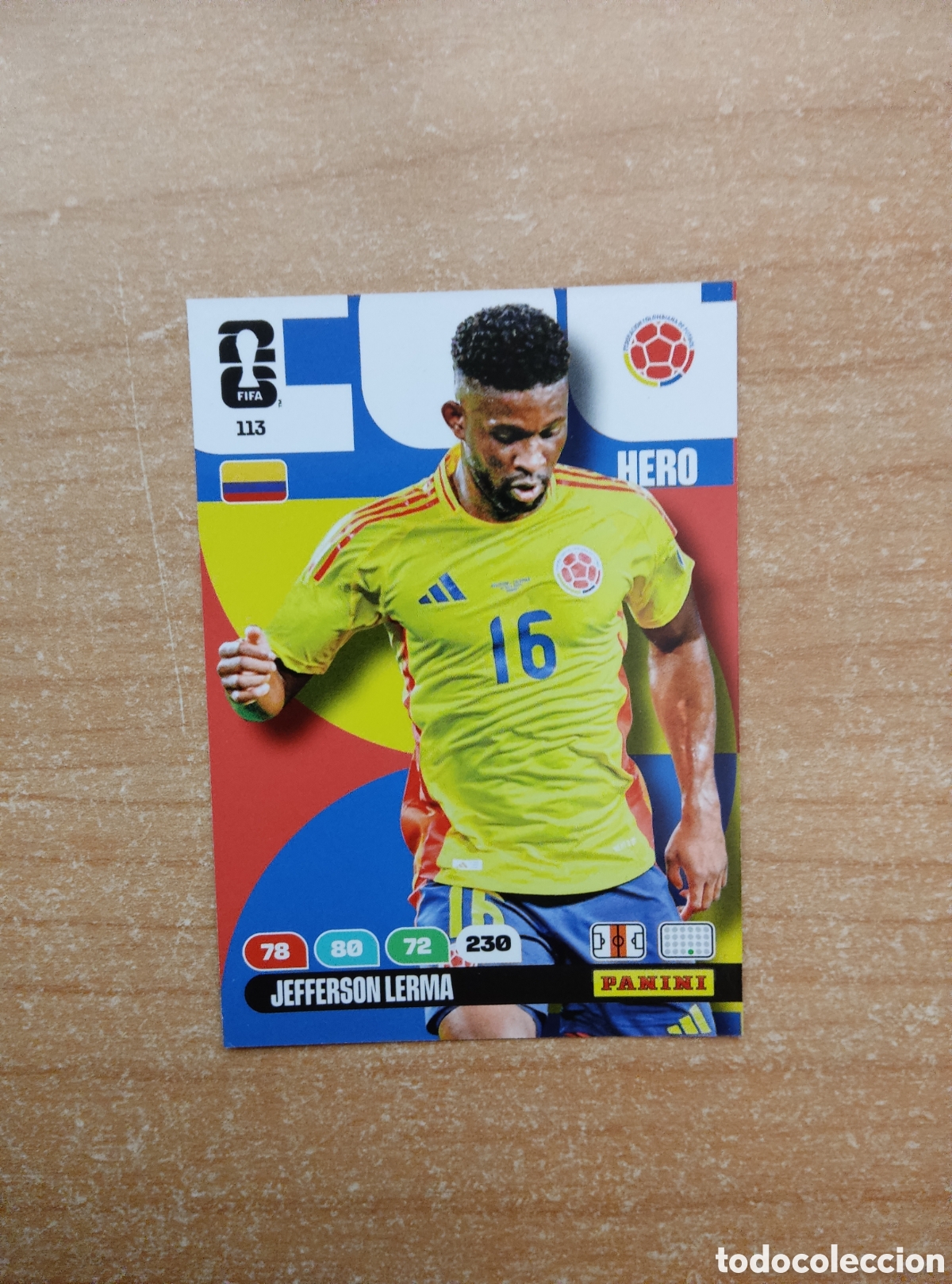 Cromos de f&uacute;tbol: 113 JEFFERSON LERMA COLOMBIA ADRENALYN XL MUNDIAL 2026